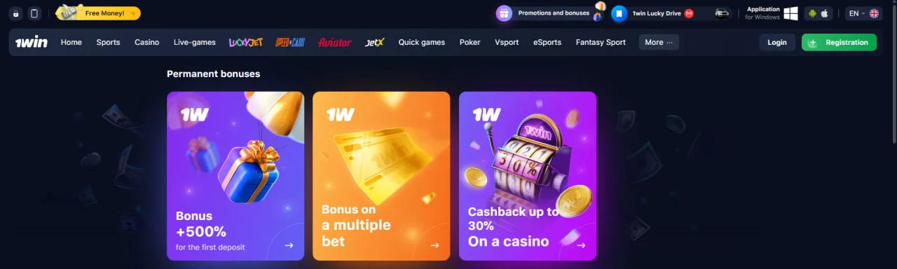 1Win Danmark: Casino, Betting og Bonusser for Danske Spillere